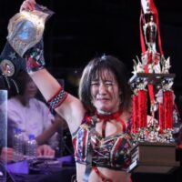 2021.12.29=ｽﾀｰﾀﾞﾑ－朱里がﾜｰﾙﾄﾞ奪取し2冠王「天国のママ、ベルトとったよ」「たった一度の人生、後悔なく生きる」